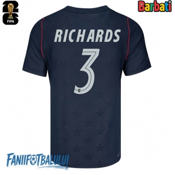 Statele Unite Chris Richards #3 Tricou Fotbal Replică Mondial 2026 Barbati Deplasare